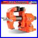 5 Inch Bench Vise 5512 LBS Clamping Force Heavy Duty 360 Degree Swivel Base