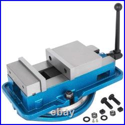 5 Inch Blue Lock Down Vise with 360 Degree Swiveling Base for Precision Work