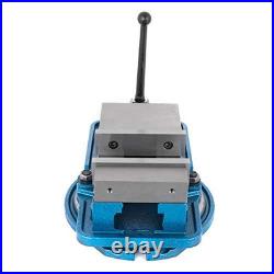 5 Inch Blue Lock Down Vise with 360 Degree Swiveling Base for Precision Work