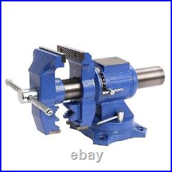 5-Inch Width heavy Duty Multi-Purpose Bench Vise With 360-degree Swivel Base