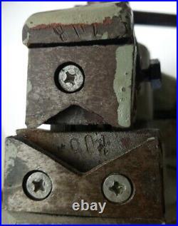 5 Jaws Rotating Pipe Bench Vise Swivel Base vice vintage tool anvil flat back
