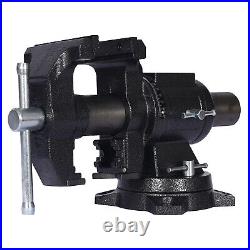 5 Multi-jaw Rotating Bench Vise Multipurpose 360° Rotation Clamp with Swivel Base