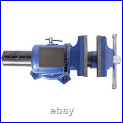 5 Multi-jaw Rotating Bench Vise with Swivel Base & Head 360-Degree Rotation Clamp
