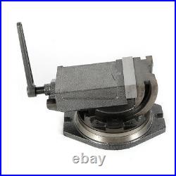 5 Precision Milling Vice 360° Swivel Base & 90 °Angle Tilting 2 Way Clamp Vise
