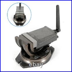 5 Precision Milling Vise Vice 360° Swivel Base+90 Angle Tilting 2Way Clamp Vise