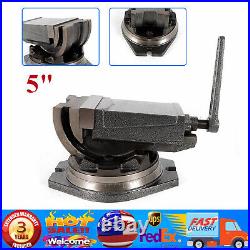 5 Precision Vise Machine 2 Way Vice Tilting Milling Vise with Swivel Base 90°
