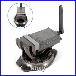 5 Tilting Angle Vise Benchtop WithSwivel Base Mill Precision Tilting Milling Vise