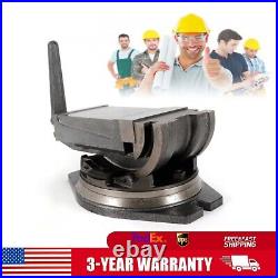 5 Tilting Angle Vise Precision Tilting Milling Vise Benchtop WithSwivel Base Mill