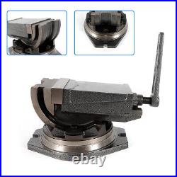 5 Tilting Angle Vise Precision Tilting Milling Vise Benchtop WithSwivel Base Mill