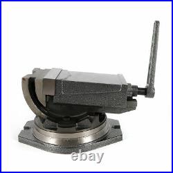 5 Tilting Angle Vise Precision Tilting Milling Vise Benchtop WithSwivel Base Mill