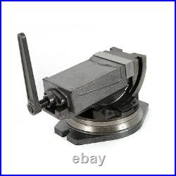 5 inch Precision Angle-Locking Tilting Preceision Milling Vise 360° Swivel Base