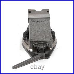 5 inch Precision Milling Vise 2-Way 360° Swivel Base 90° Tilting Clamp Vice NEW