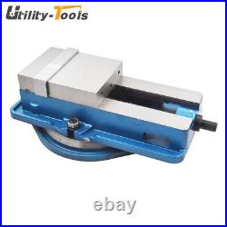 6In × 7.5In Lockdown CNC Milling Machine Bench Vise With 360° Swiveling Base