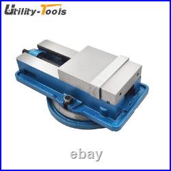 6In × 7.5In Lockdown CNC Milling Machine Bench Vise With 360° Swiveling Base