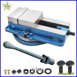 6In × 7.5In Lockdown CNC Milling Machine Bench Vise With 360° Swiveling Base New