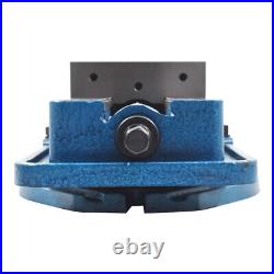 6In Lockdown Milling Machine Vise Swiveling Base Bench With 360° Swiveling Base