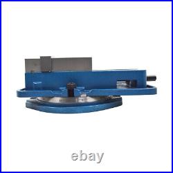 6In Lockdown Milling Machine Vise Swiveling Base Bench With 360° Swiveling Base