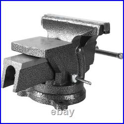 6Inch Heavy Duty Benches Vises with Swivels Base Secure Grip Tabletops Clamp