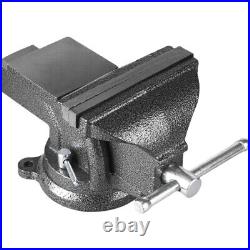 6Inch Heavy Duty Benches Vises with Swivels Base Secure Grip Tabletops Clamp