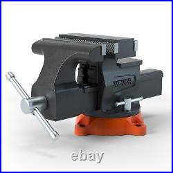 6.5 Bench Vise with 360° Swivel Locking Base & Two-way Jaw Ductile Iron