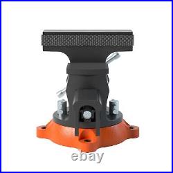 6.5 Bench Vise with 360° Swivel Locking Base & Two-way Jaw Ductile Iron