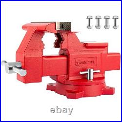 6.5 Heavyduty Ductile Iron Bench Vise 360 Swivel Bench Vise With Anvil R