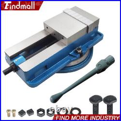 6 × 7.5 Lockdown CNC Milling Machine Bench Vise With 360° Swiveling Base