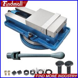 6 × 7.5 Lockdown CNC Milling Machine Bench Vise With 360° Swiveling Base