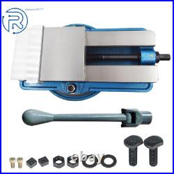 6 × 7.5 Lockdown CNC Milling Machine Bench Vise With 360° Swiveling Base New