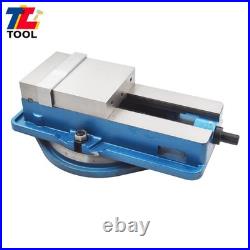 6 × 7.5 Lockdown Milling Machine Bench Vise With 360° Swiveling Base