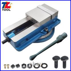 6 × 7.5 Lockdown Milling Machine Bench Vise With 360° Swiveling Base