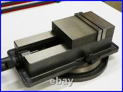 6 ANG-LOCK VISE PRECISION MILLING MACHINE With SWIVEL BASE #850-600 TB006