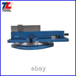 6 Bench Vise With 360° Swiveling Base Lockdown Milling Machine Vise Lock Vice