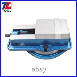 6 Bench Vise With 360° Swiveling Base Lockdown Milling Machine Vise Lock Vice