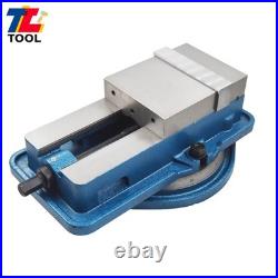6 Bench Vise With 360° Swiveling Base Lockdown Milling Machine Vise Lock Vice