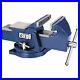 6 Bench Vise With Large Anvil Swivel Base Locking Replaceable Forged Steel Jaws