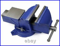 6 Bench Vise with Anvil Swivel Locking Base Table top Clamp Heavy Duty Vice