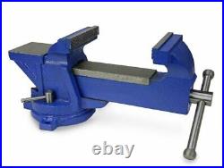 6 Bench Vise with Anvil Swivel Locking Base Table top Clamp Heavy Duty Vice