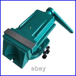 6 Heavy Duty Bench Vise Swivel Base Milling Machine Vice 5-1/8 Jaw