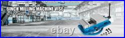 6 Heavy Duty Milling Vise Bench Clamp Vise Precision Vise 6Inch Jaw Width