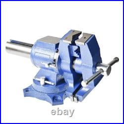 6 Heavy Duty Multi-Purpose Rotating Bench Vise With 360 Degree Swivel Base
