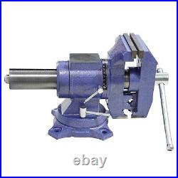 6 Heavy Duty Table Vise Clamp On with 360? Swivel Base, Multifunctional