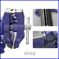 6 Heavy Duty Table Vise Clamp On with 360? Swivel Base, Multifunctional