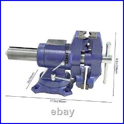 6 Heavy Duty Table Vise Clamp On with 360? Swivel Base, Multifunctional