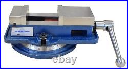 6 INCH HIGH PRECISION MILLING VISE WithSWIVEL BASE KNEE MILL OR BENCH MILL