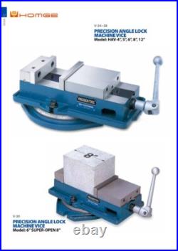 6 INCH ULTRA HIGH PRECISION HOMGE MILLING VISE WITH 8 INCH OPEN WithSWIVEL BASE