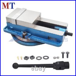 6 In × 7.5 In Lockdown CNC Milling Machine Bench Vise With 360° Swiveling Base