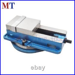 6 In × 7.5 In Lockdown CNC Milling Machine Bench Vise With 360° Swiveling Base