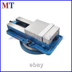 6 In × 7.5 In Lockdown CNC Milling Machine Bench Vise With 360° Swiveling Base
