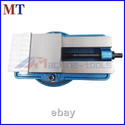 6 In × 7.5 In Lockdown CNC Milling Machine Bench Vise With 360° Swiveling Base